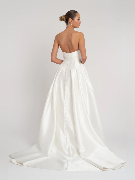 sweetheart ball-gown floor-length formal dress - image 2