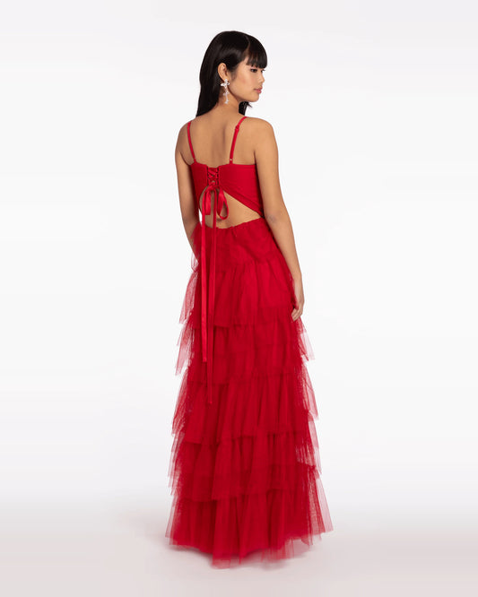 sweetheart ball-gown floor-length prom dress - image 2