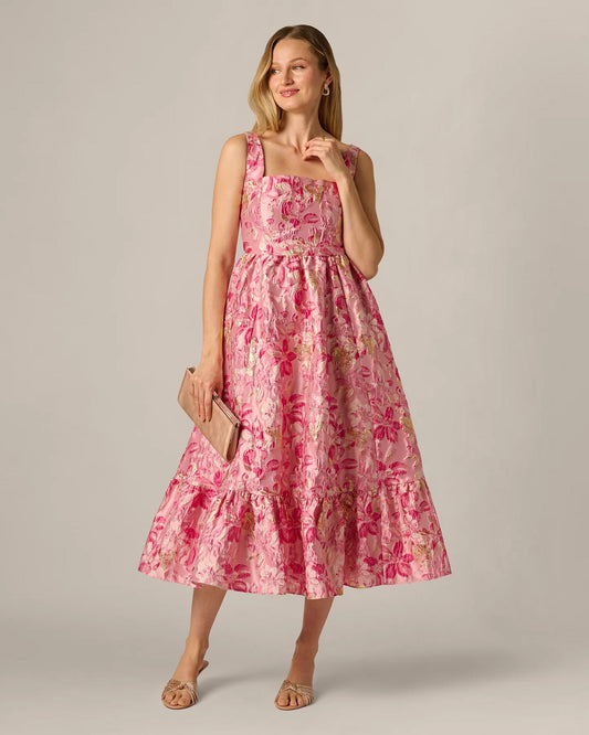 a-line midi mother of the bride dress - image 2