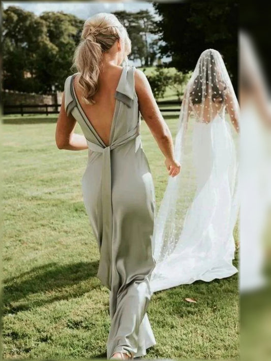 As Picture floor-length bridesmaid dress, alternate view showing the bodice and skirt