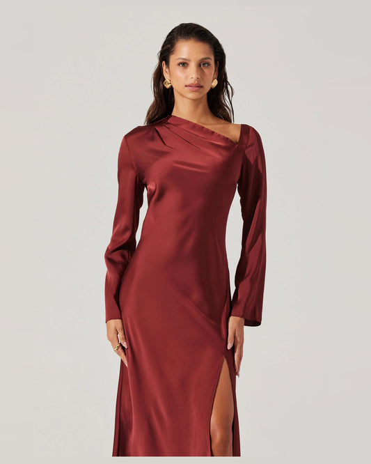 spaghetti strap a-line maxi formal dress - image 2