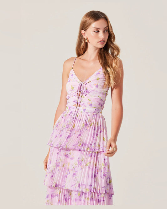 spaghetti strap a-line maxi formal dress - image 2