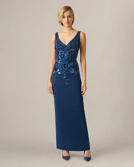 a-line maxi mother of the bride dress - image 2