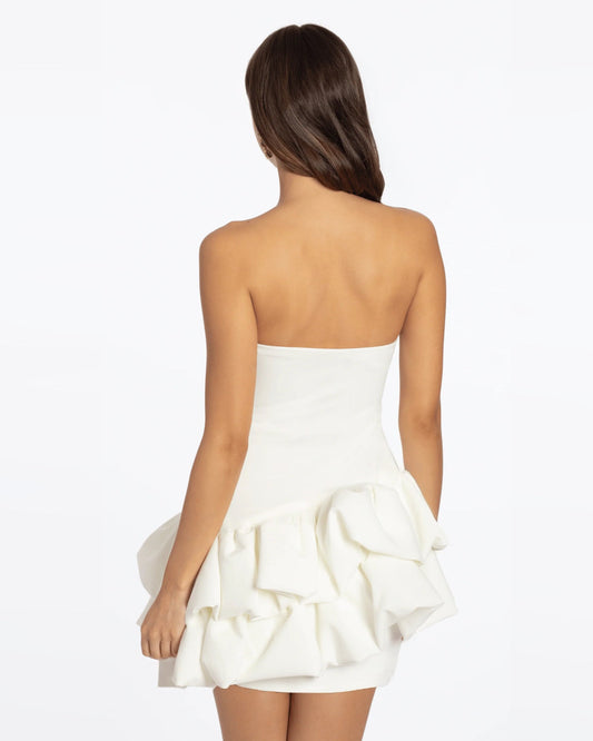 strapless a-line maxi homecoming dress - image 4