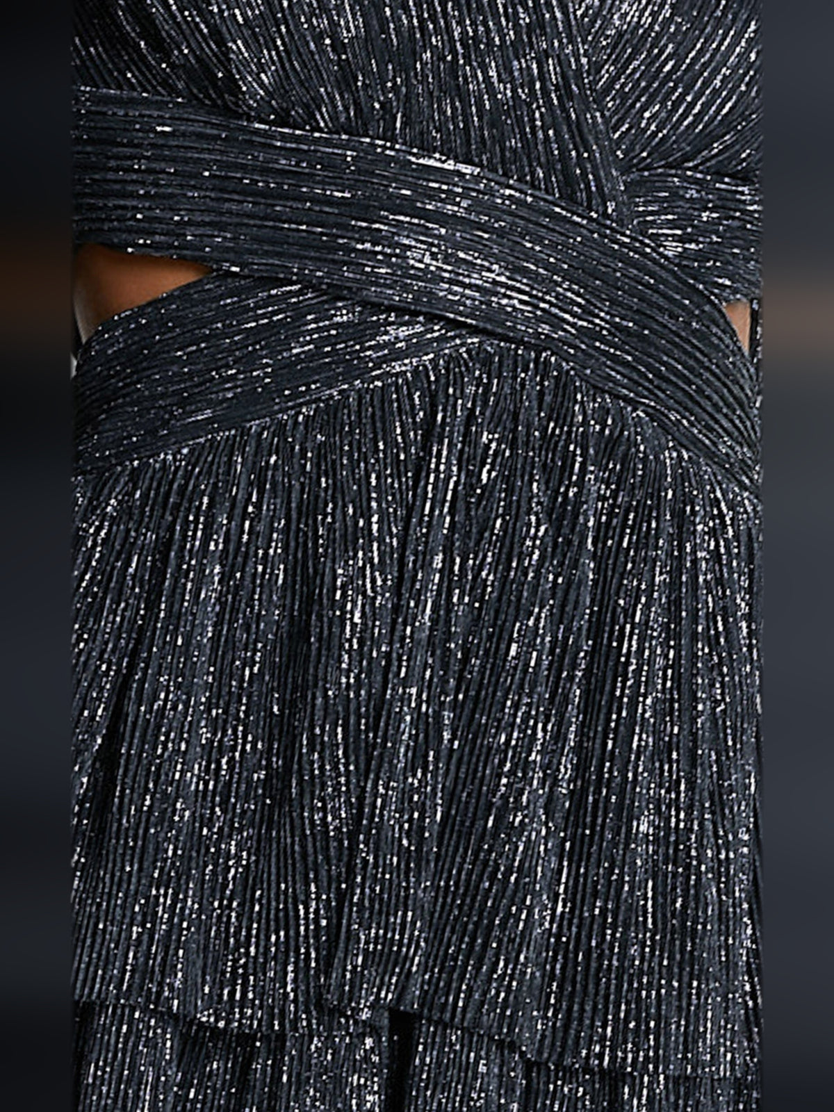 Black mini homecoming dress, alternate view showing the full-length silhouette