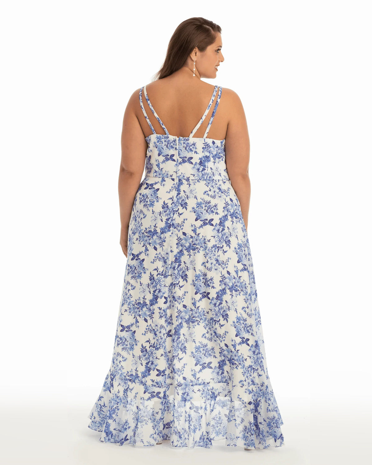 spaghetti strap a-line high-low homecoming dress - image 8