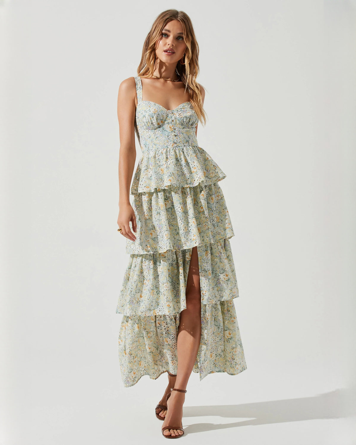 Elegant Formal Reception Sleeveless Chiffon A-Line Maxi Bridesmaid Dress