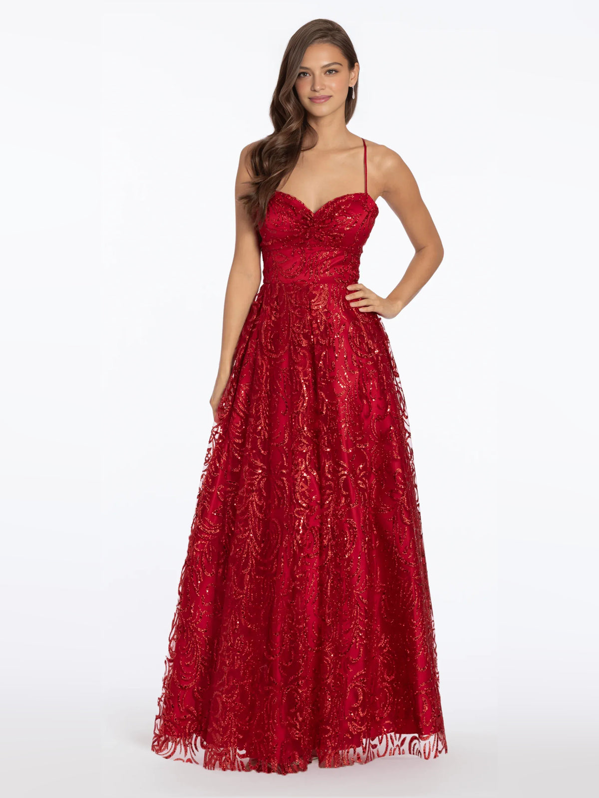 Ruched Embroidered Floral Sweetheart A-Line Floor-Length Prom Dress for Evening Ceremony