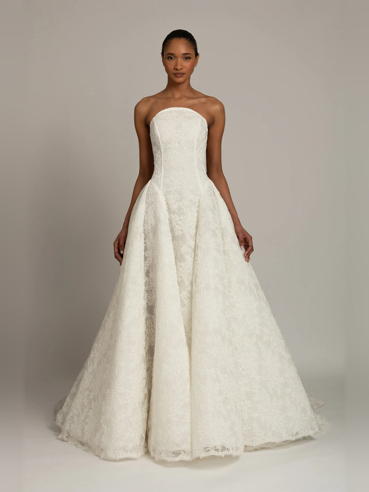 Pleated Ball-Gown Floor-Length Formal Dress for Formal Party