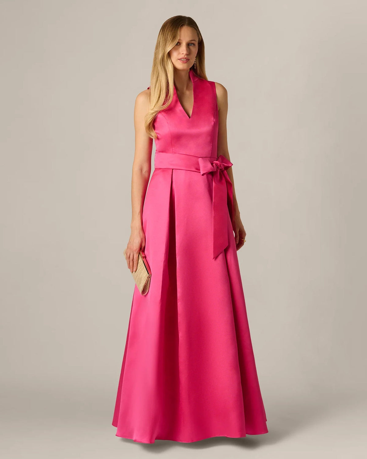 sleeveless a-line maxi mother of the bride dress - image 8