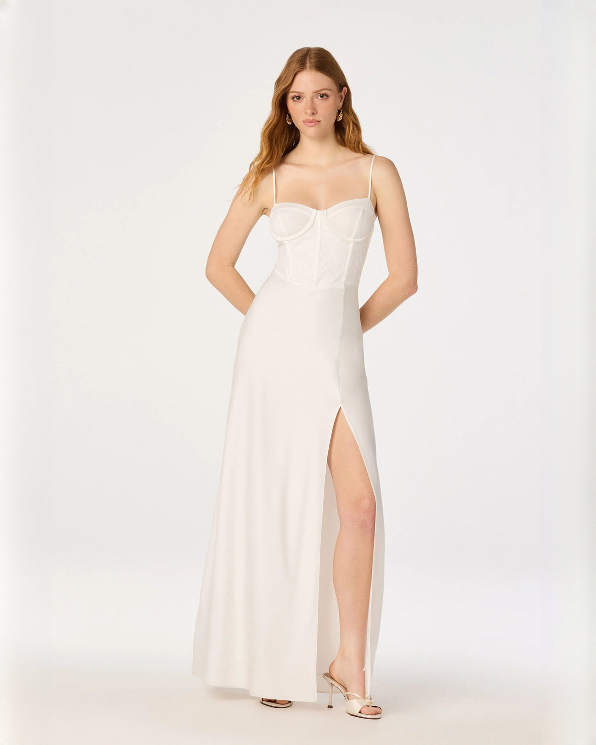 Graceful Bridal Celebration Sweetheart Satin A-Line Maxi Bridesmaid Dress