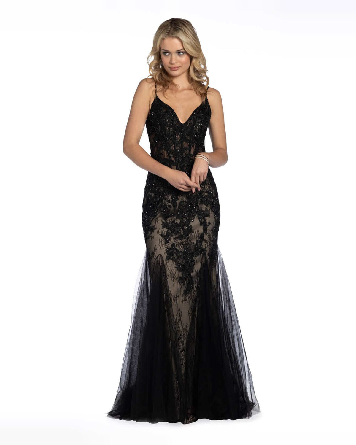 sweetheart mermaid maxi prom dress - image 1