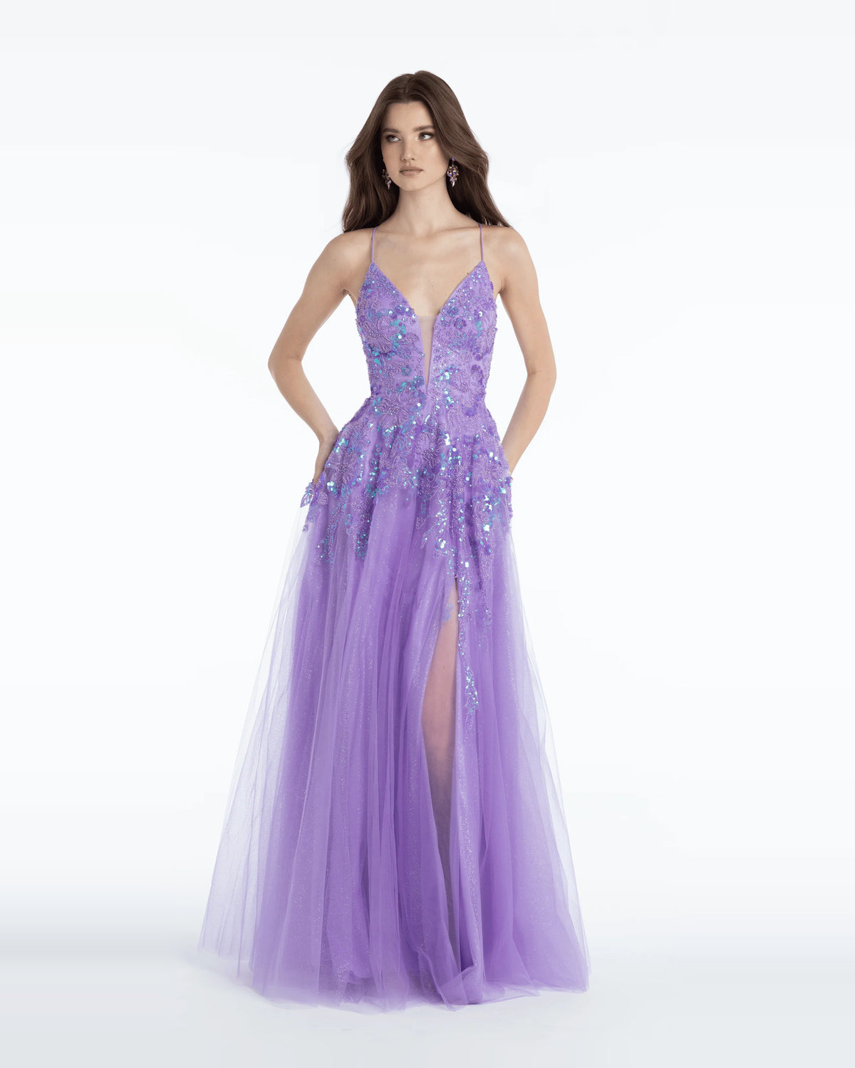 sweetheart ball-gown floor-length prom dress - image 1