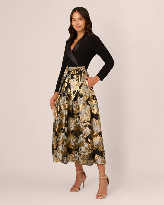 a-line maxi mother of the bride dress - image 1