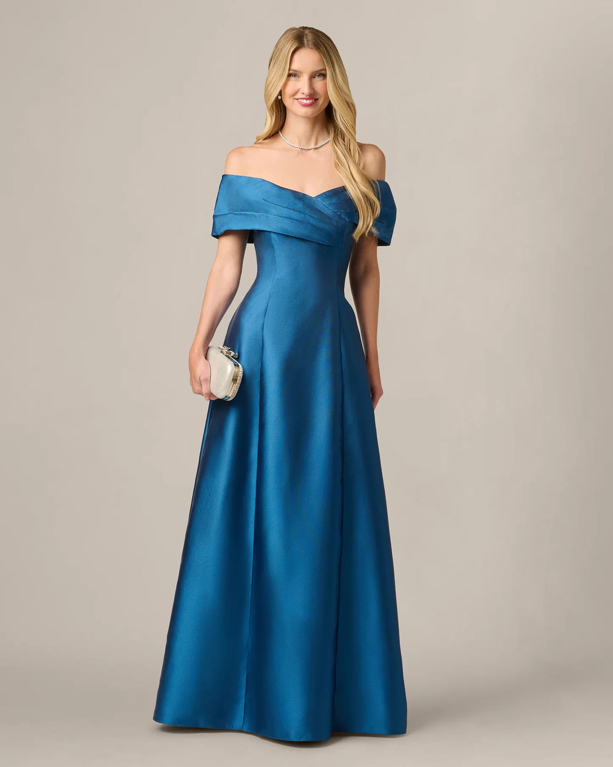 a-line maxi mother of the bride dress - image 1