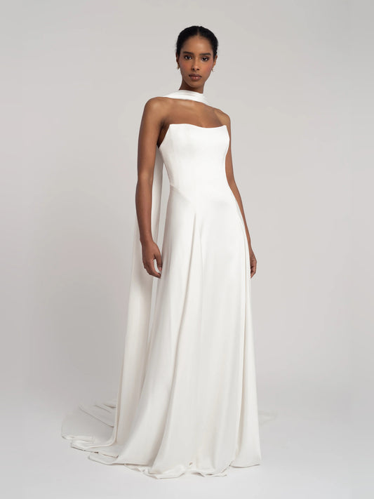 a-line floor-length formal dress - image 1