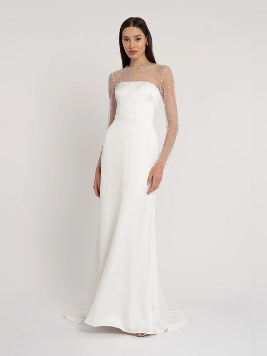 a-line floor-length formal dress - image 1