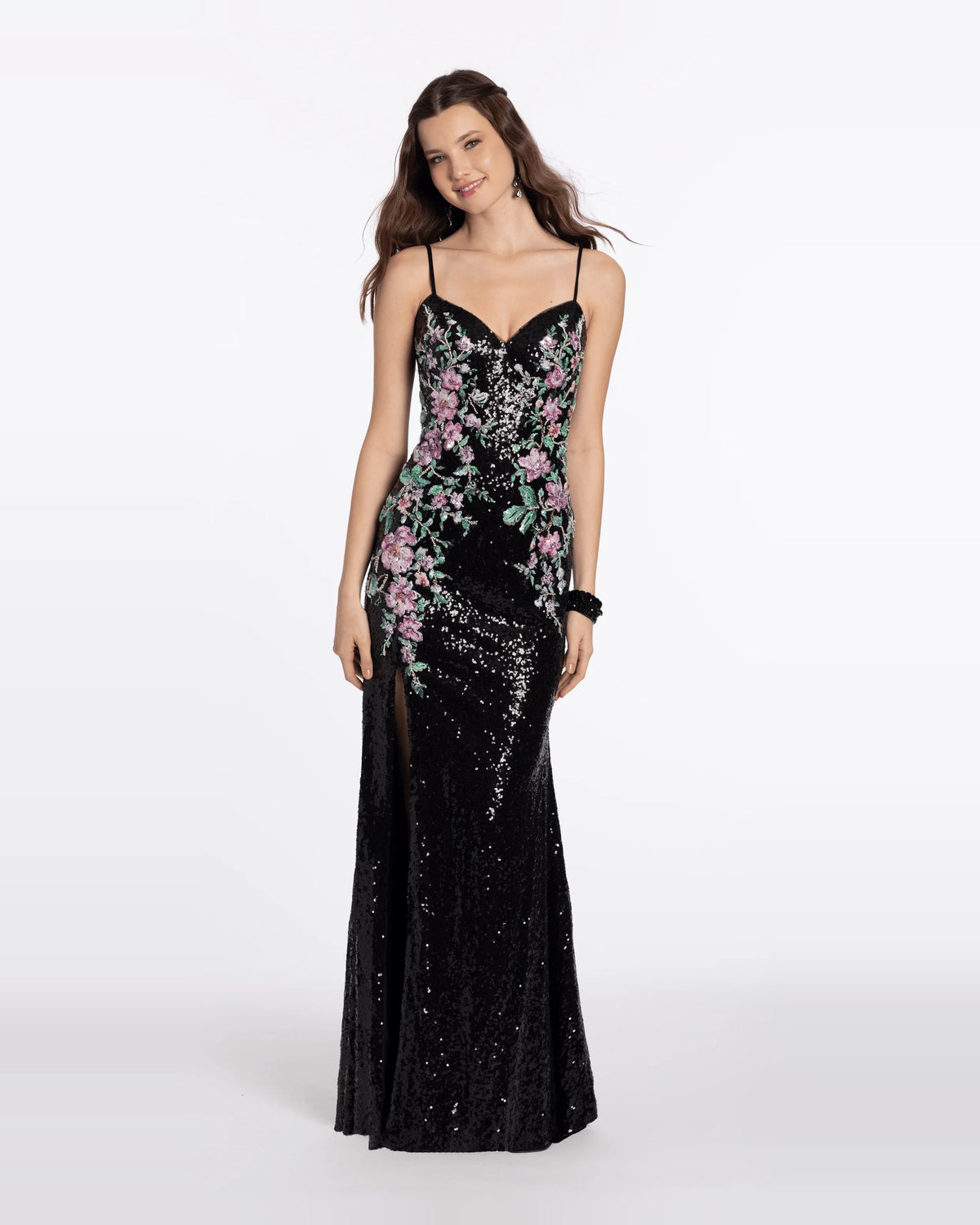 sweetheart column maxi prom dress - image 1