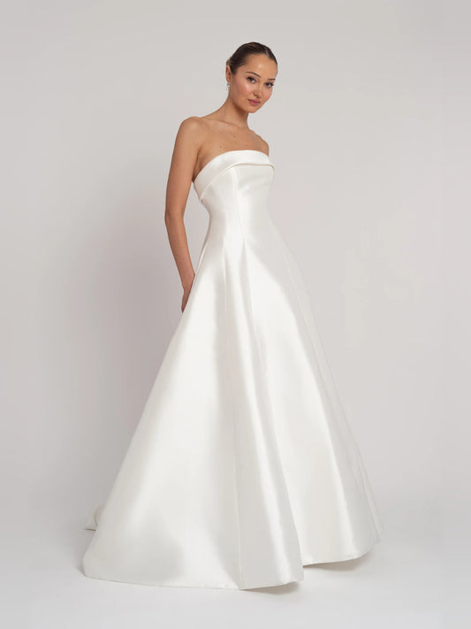 a-line floor-length formal dress - image 1