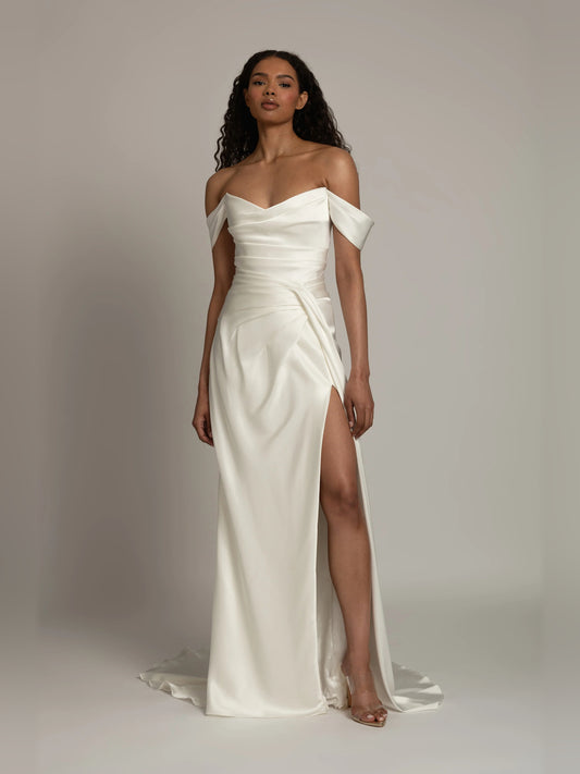 v neck a-line floor-length formal dress - image 1
