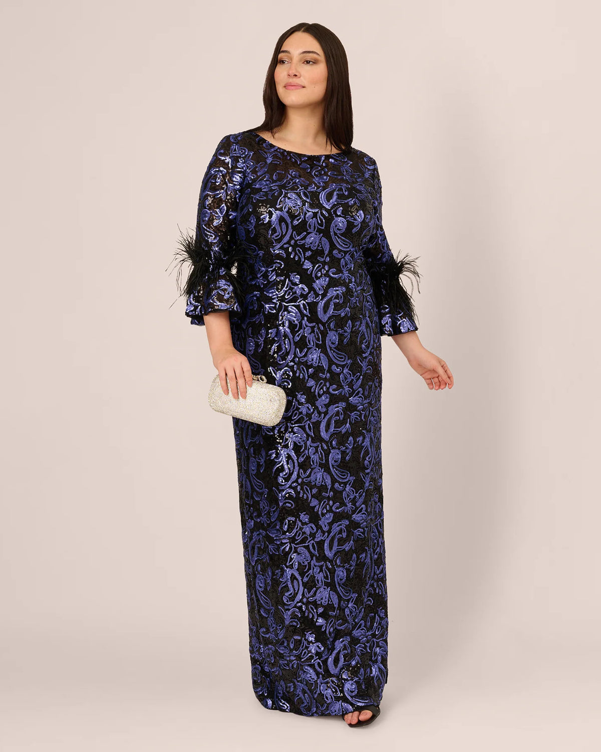 a-line maxi mother of the bride dress - image 1