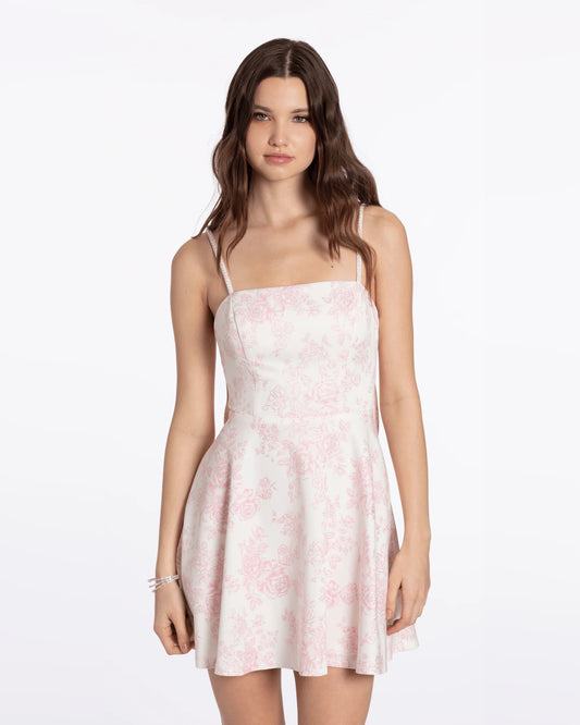 spaghetti strap a-line maxi homecoming dress - image 1