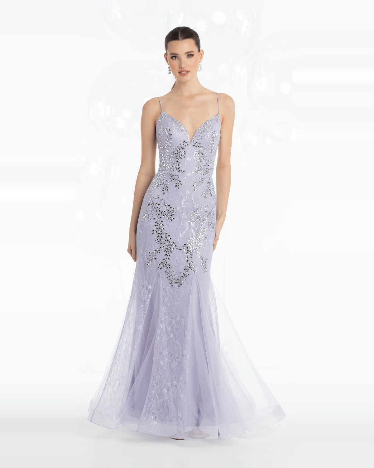mermaid maxi prom dress - image 1