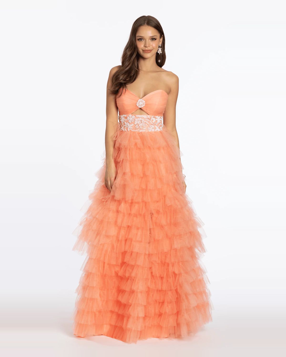 sweetheart ball-gown maxi prom dress - image 1