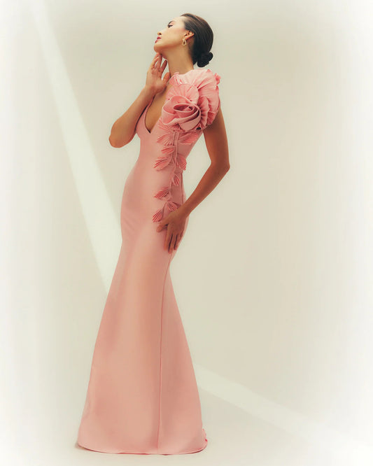 a-line maxi mother of the bride dress - image 1