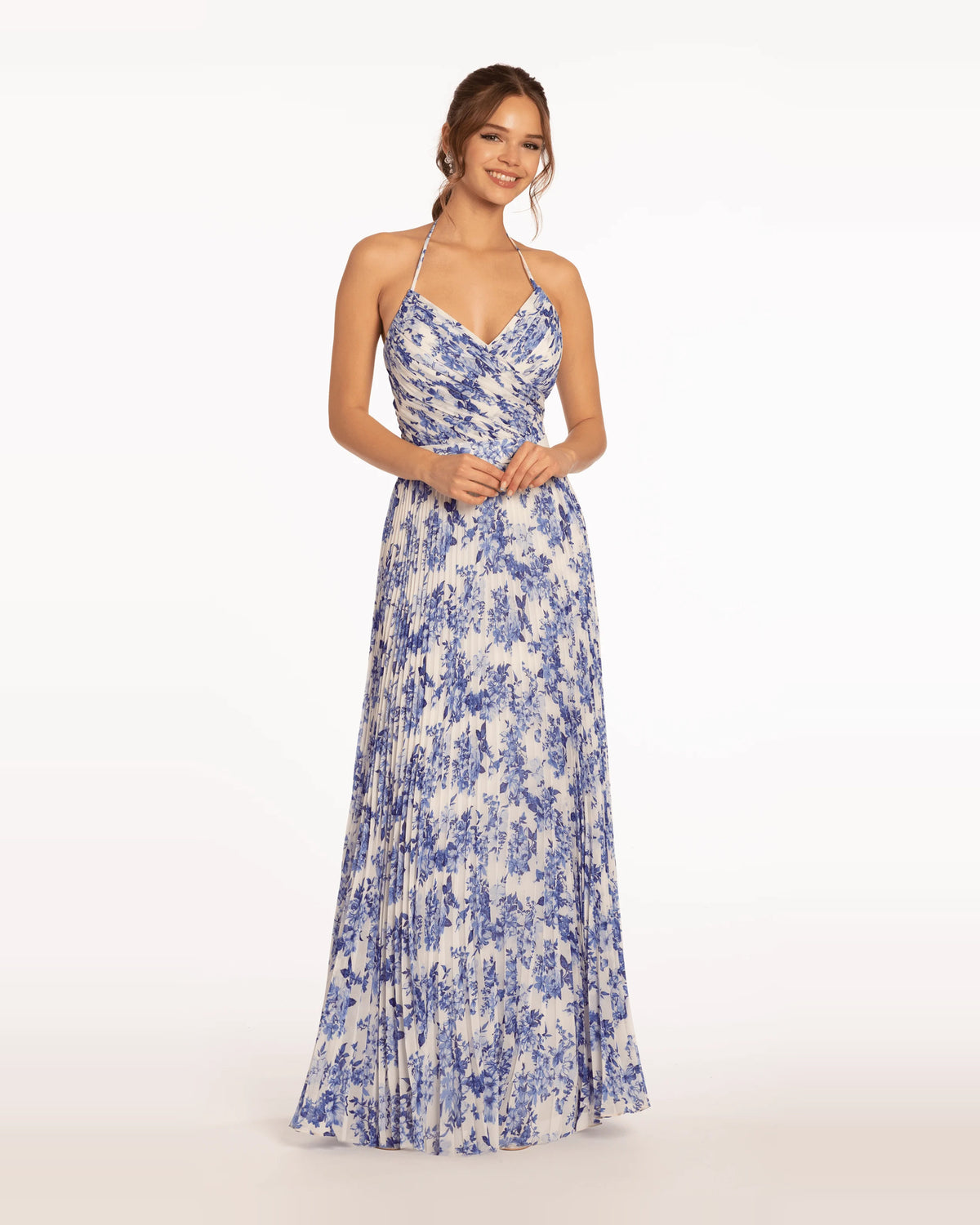 sweetheart a-line maxi prom dress - image 1