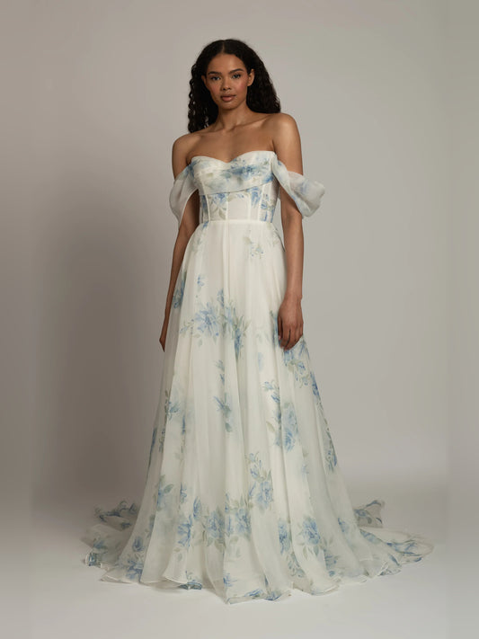 sweetheart ball-gown floor-length formal dress - image 1