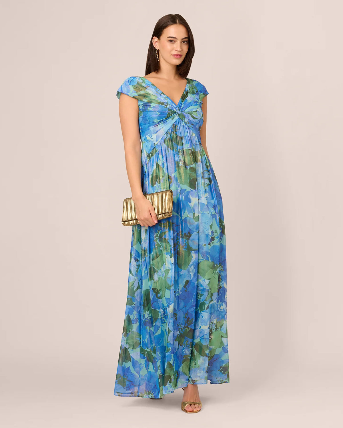 a-line maxi mother of the bride dress - image 1