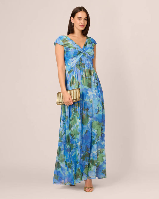 a-line maxi mother of the bride dress - image 1