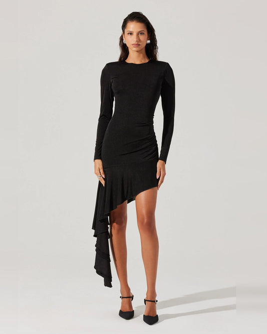 spaghetti strap a-line maxi homecoming dress - image 1