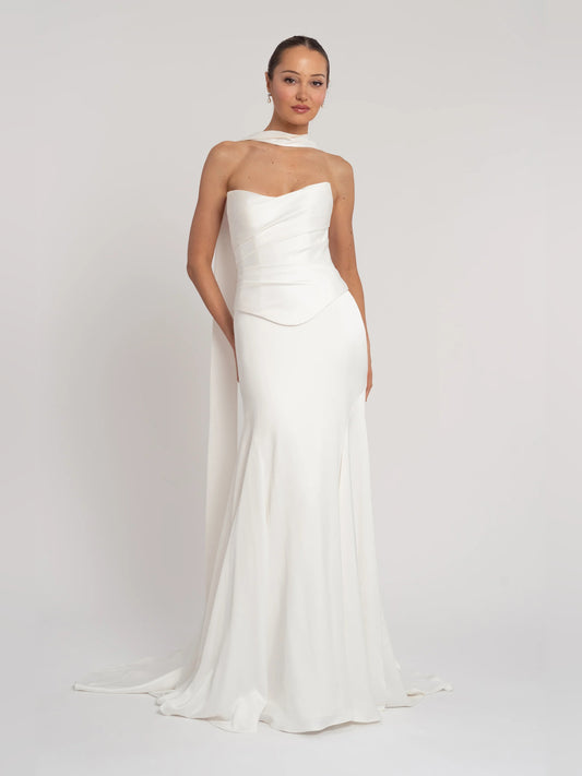 a-line floor-length formal dress - image 1