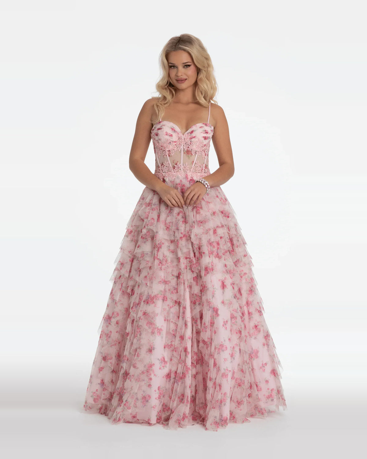 sweetheart ball-gown floor-length prom dress - image 1