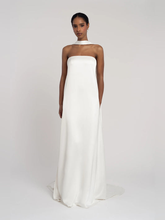 sheath floor-length formal dress - image 1