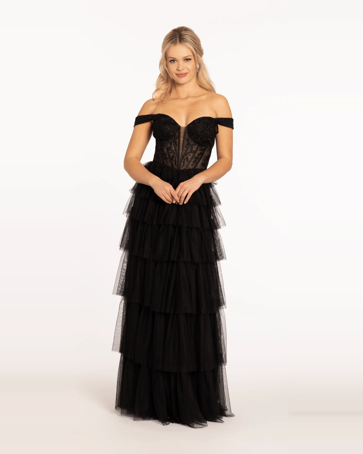 sweetheart ball-gown floor-length prom dress - image 1