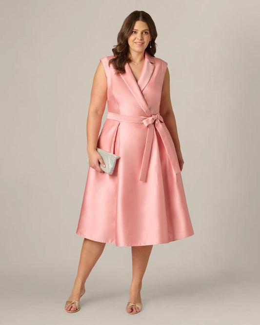a-line midi mother of the bride dress - image 1