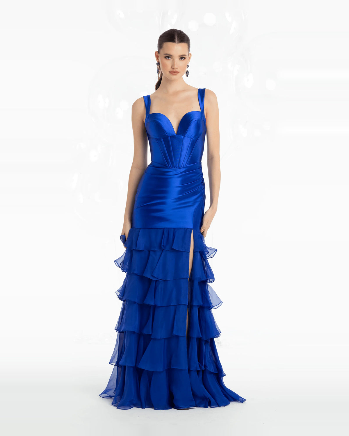 mermaid maxi prom dress - image 1