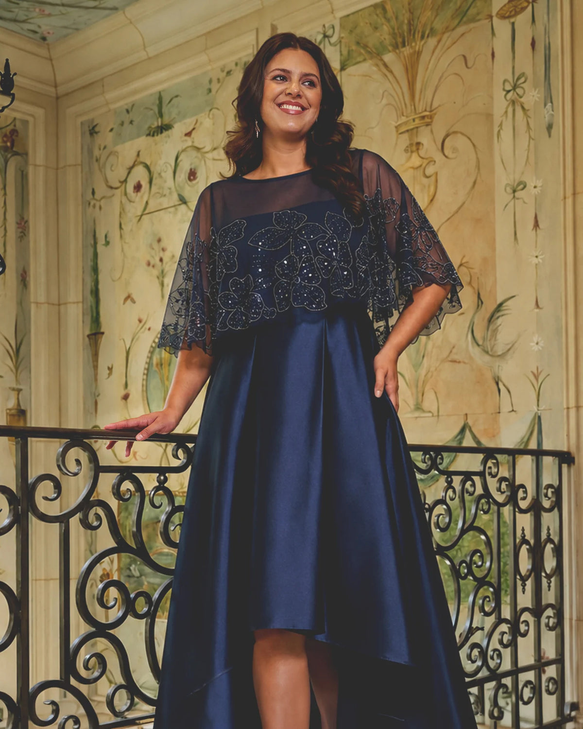 a-line maxi mother of the bride dress - image 1