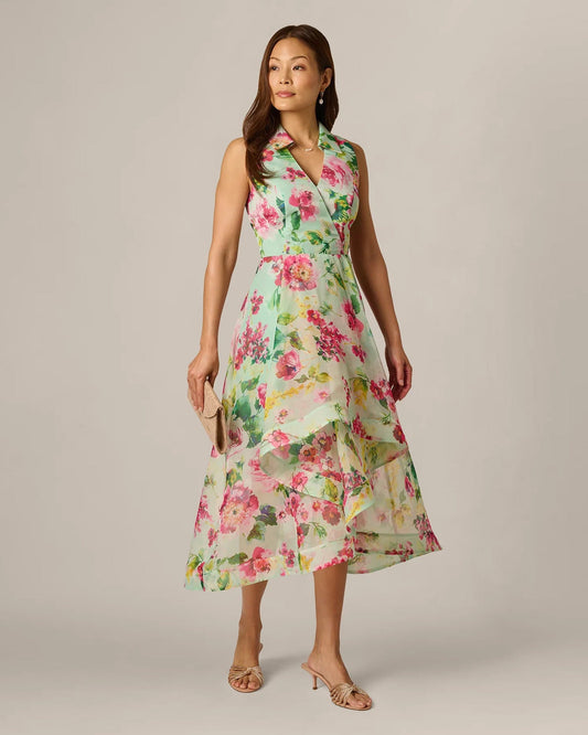a-line midi mother of the bride dress - image 1