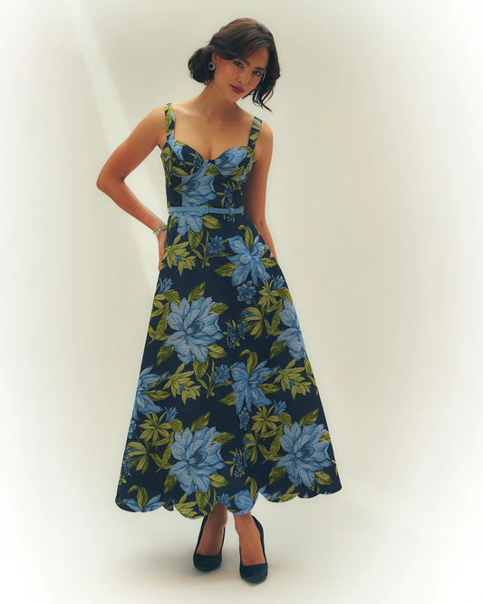 sweetheart a-line maxi mother of the bride dress - image 1