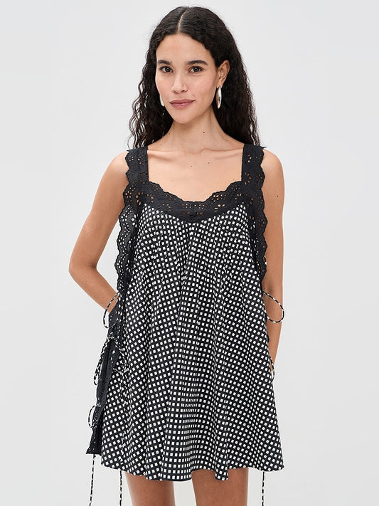 Orange mini homecoming dress, front view showing the silhouette