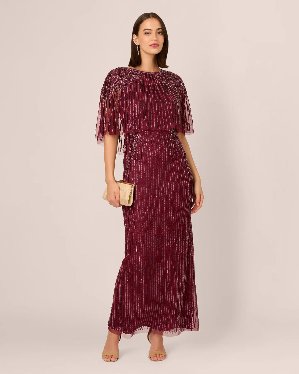 sheath maxi mother of the bride dress - image 1