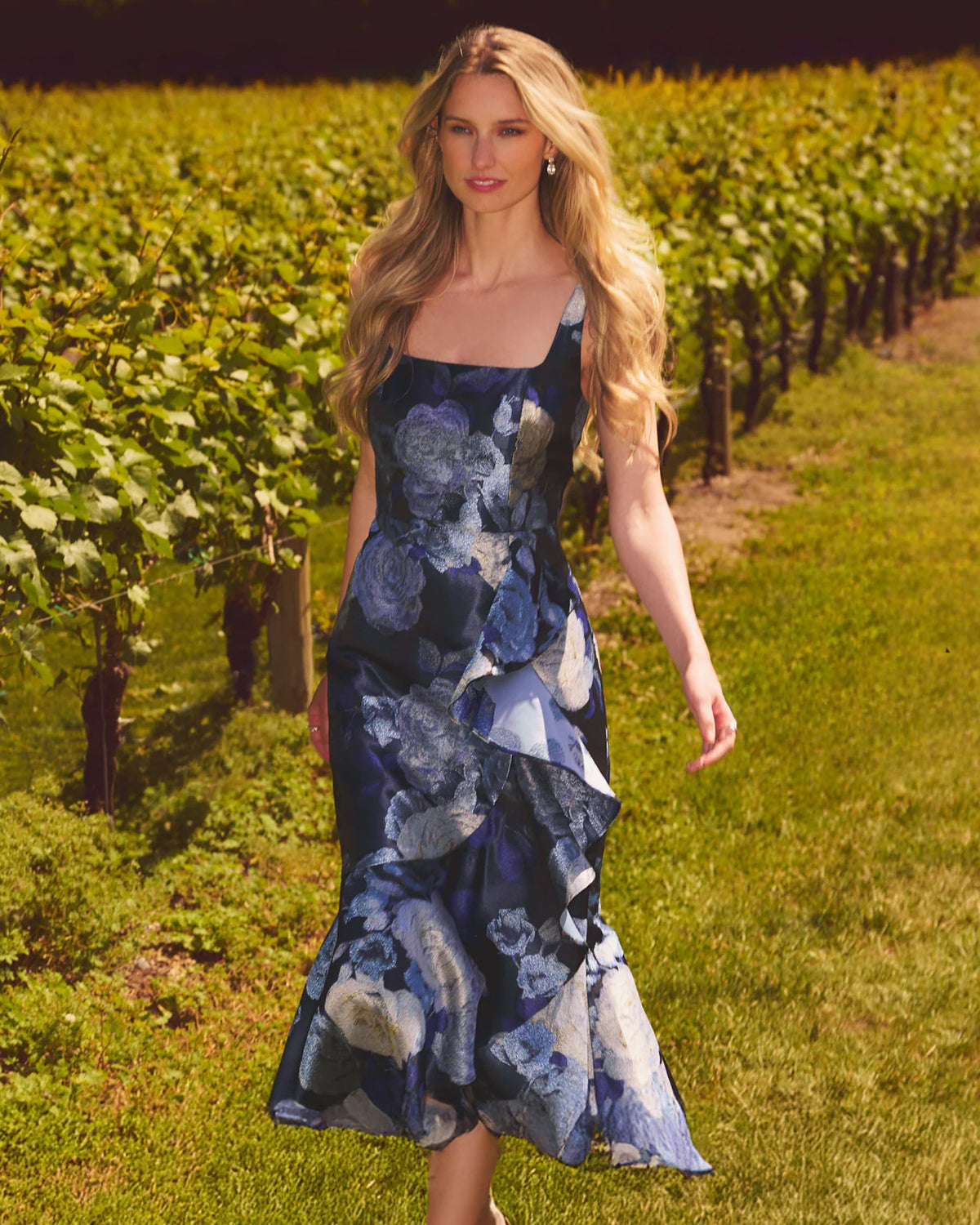 a-line maxi mother of the bride dress - image 1