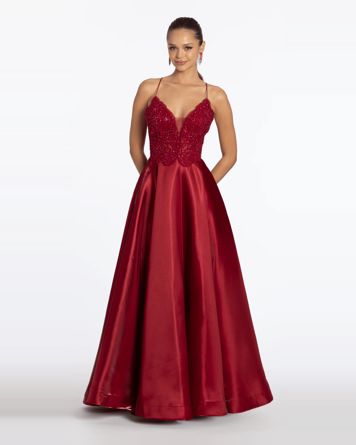ball-gown maxi prom dress - image 1