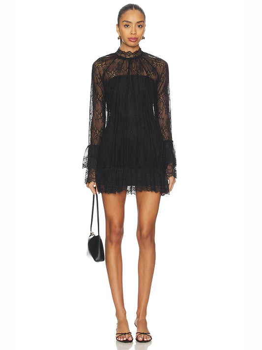 Orange mini homecoming dress, front view showing the silhouette
