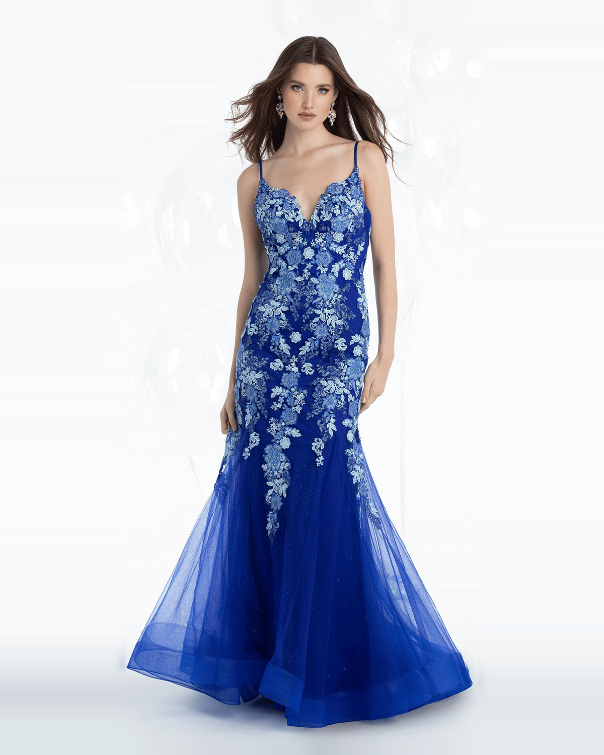 sweetheart mermaid maxi prom dress - image 1