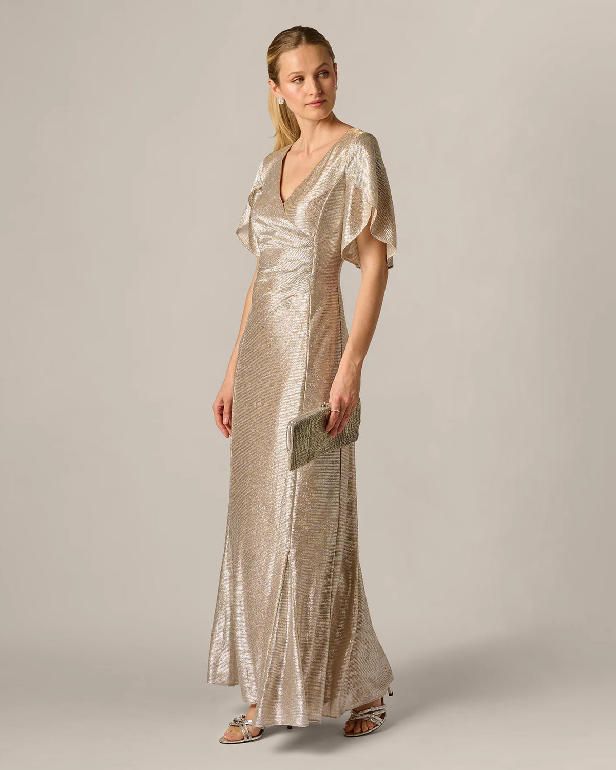 a-line maxi mother of the bride dress - image 1